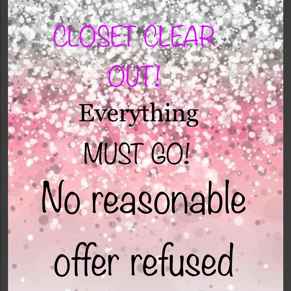 CLOSET CLEAR OUT. MAKE AN OFFER!